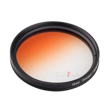 Fotoaparát Filter Gradient Plná Červená Oranžová Žltá Zelená Modrá Fialová ŽÚ2 ŽÚ4 ND8 ND16 52mm