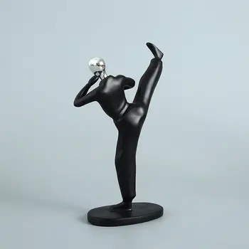 [Remesiel] Moderné Abstraktné Sochárstvo Čínskej kung-fu kungfu obrázok model Sochy, Umelecké Rezbárstvo Živice Figúrka Domáce Dekorácie, darčeky