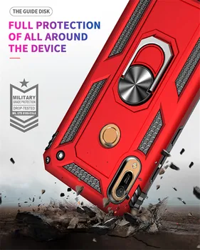 Na Počesť 8A Prípade Magnet Auto Krúžok Stojan, Držiak Kryt na Huawei Honor 8A Pro Prime 2020 Y6s Y 6s Silikónový Nárazník Coque Fundas