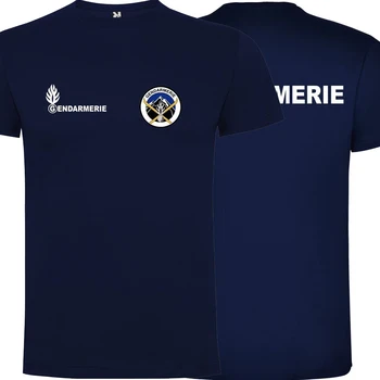 Francúzsky Žandárskych Horské Jednotky T-Tričko Krátky Rukáv Bežné Bavlny O-Krku Lete Mens T-shirt Veľkosti S-3XL