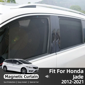 Pre Honda Jade 2012-2021 Magnetické slnečník pre Auto Bočné Okno UV Ochranu, a Automobilový Slnečník