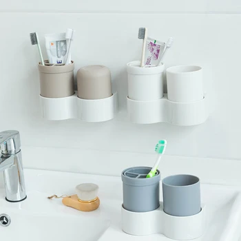 Kúpeľňové Doplnky Nastaviť Prenosná Cestovná Zubná Kefka Pohár Nastaviť Úložný Box Kefka Kúpeľňa Nastaviť Toaletné Potreby Domácnosti Dodávky