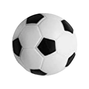 Stolný Futbal Futbal Stolný Futbal Stroj Plastové Príslušenstvo Pack 20 (Čierna a Biela, 32mm/1.26 inch)