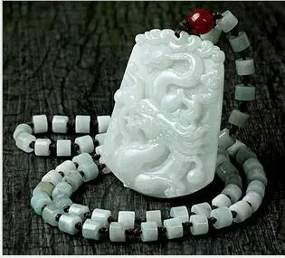 Triedy A prívesok Čisto manuálne socha virescent panlong prívesok kravatu-v sude perličiek náhrdelník kúzlo mužský štýl