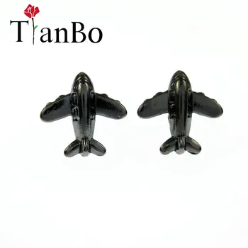 TianBo strieborná farba rovine stud náušnice šperky, luxusné ženy strany lietadlo darček jar zapojenie roztomilé lady lietadla náušnice