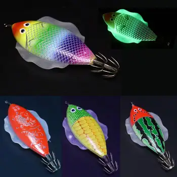 Falošné Návnadu Opakovane Plastové Krídlo Dizajn, 3D Oči Dizajn Umelé Nástrahy na Rybolov, Umelé Návnady Dreva Krevety Návnada