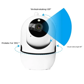 Nové 1080P Bezdrôtové Vonkajšie Wifi Bezpečnostné Kamery Pre Home Security S PIR detektor Pohybu obojsmerné Audio