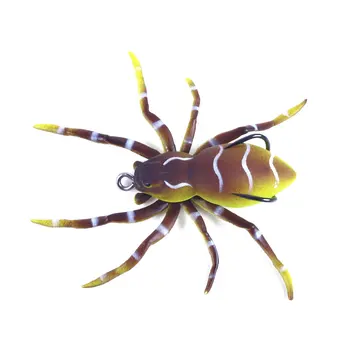 8 cm/7g Spider Lákať Návnadu vysokej kvality Rozšírené Bionic Návnadu Realistické Mäkké Návnady Ostré rybárske návnad
