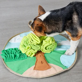 Psa čuchať pad život stromček puzzle vzdelávanie hrať interakcie obľúbené hračky skryté potravín hra pomaly potravín zvyk
