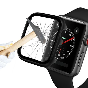 Sledujte prípade&ochranná fólia pre Apple hodinky 6/5/4/3/2 44 mm 40 mm 42mm 38mm iwatch Chránič Kryt HD Jasné, Ultra-Tenké sklo