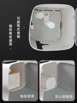 Nordic Luxusné Tkaniva Rubriky Kreatívne Kontajner Multifunkčné Toaletný Papier Tissue Boxy Organizér Box Domov Organizácie DB60ZJ