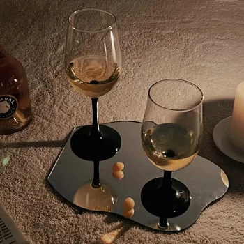 Dekoratívne Červené Víno, Šampanské Fire Crystal Whisky Koktail Okuliare Tvorivé Šťavy, Vody, Piť Pohár pre Svadby, Narodeniny, Party