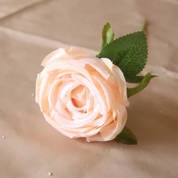Umelý Kvet Hodvábnej Rose Pobočky Kytice pre Domáce Tabuľka Dekor Svadobné Party, Narodeniny, Valentína Dekorácie Falošné Kvety