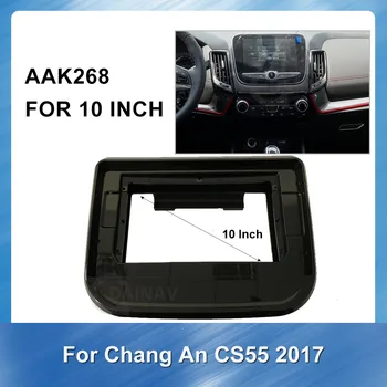 10 Palcový autorádia Fascia rám Pre CHANGAN CS55 2017 Auto Dvd Rám 2 Din Adaptér Panel In-dash Montáž Montáž Auto Fascias