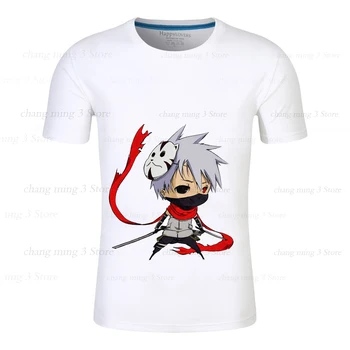 Anime roztomilý pánske bavlna T-shirt, v pohode, krátke rukávy, vysokej kvality top, vhodný pre mládež b-068