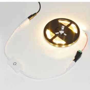 LED svetelné Pásy Dotyk Dimmer Prepínač Ovládania Jasu Stmievateľné osvetlenie 12V-24V lampa Radič Úprava 3528 5050 5630 pásy