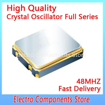 5 KS/Veľa 4Pin 520 2.5*2,0 MM SMD 48MHz Oscilátora 48M 48.000 mhz Aktívne Crystal Oscilátor Kremeň Oscilátor Široký Napätie