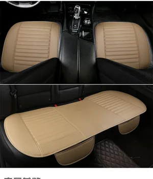 Všeobecné automobilový kryt sedadla priedušná PU kožené pad pre Fiat Grandponto Fiat 500x Fremont biele pláže panda