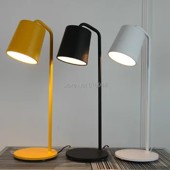 Moderné a Módne Vysoko Kvalitného Hliníka Stolové Lampy pre Spálne Lampe Deco Nočná Lampa Moderného Štúdia Izba Lampshades