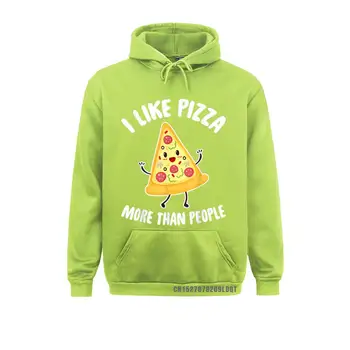 Mám Rád Pizzu Viac Ako Ľudia, Pizza Milenca Darček Hoodies Pre Mužov Bežné Mikiny 2021 Zľava Sportswears Dlhý Rukáv