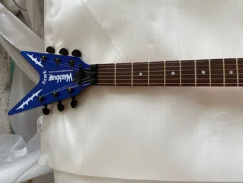 Klasické modré Elektrické Gitary, 22 pražcov black Hardware humbucker snímače vysokej kvality