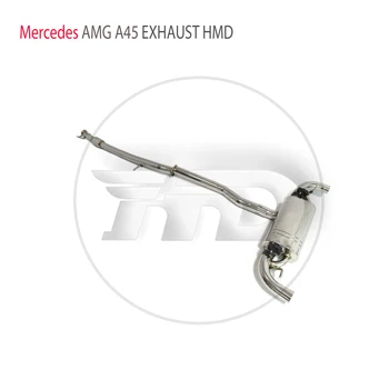 HMD Nerezový Výfukový Systém, Výkon Catback na Mercedes Benz A45 AMG W176 Auto Accesorios Elektronický Ventil Šál