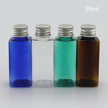 50pcs/veľa 30ml námestie hliníkové spp fľaše plastové PET fľaše, Plastové obaly na fľaše
