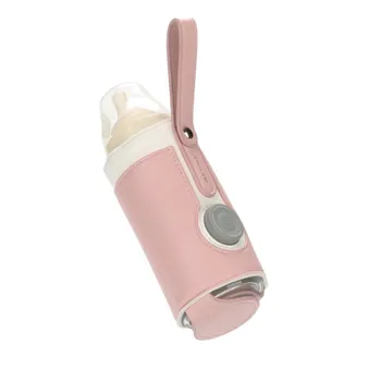 Prenosné USB Mlieka, Voda Teplejšia Taška Baby Ošetrujúci Fľaša Cestovné Mlieko Potraviny Kúrenie Termostat USB Cestovná Fľaša Ohrievača