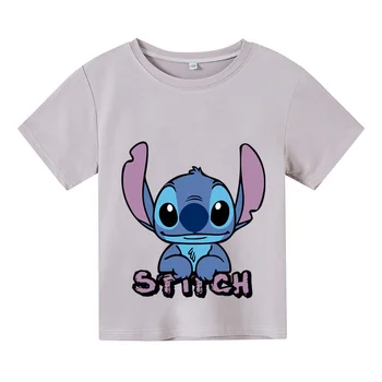 Disney Steh Oblečenie Pre Chlapcov Disney Kreslené Batoľa Tričko 3-12 Rokov-Krátke Rukávy Estetické Kawaii Deti T-shirts