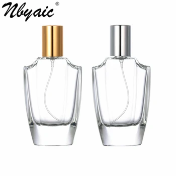 Nbyaic Parfum sub-do fliaš 50ml rovno kolo spp high-end parfum sklenená fľaša prázdna fľaša prenosné spreji 1pcs