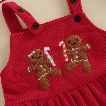 Blotona Baby Girls Vianočné Oblek, Zväzkový Vzor Prehrabať Dlhý Rukáv O-Krku Romper Topy+Menčester Podväzkové Sukne 0-24Months