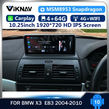 Android 10.0 autorádio DVD Multimediálny Prehrávač Pre BMW X3 E83 2004-2010 GPS Navigácie auto Stereo Carplay