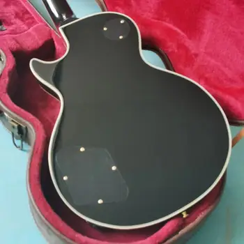 Vlastné Elektrické gitary, Čierna farba, Ručné 6 bodnutie Guitarra s 3 snímače