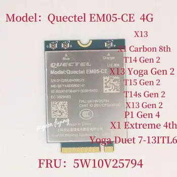 EM05-CE LTE 4G Modul Pre Lenovo ThinkPad X1 Carbon 8./9. P1 X1 Extrémne Gen 4 T14 T15 X13 T14s L14 T14s Gen 2 FRU:5W10V25794