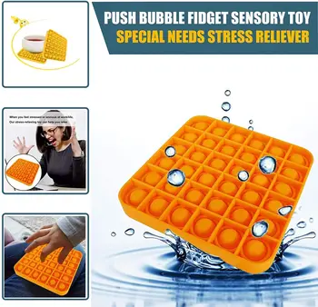 Yooap Fidget Hračky bublina zmyslové pevné hračky silikónové poistný hračky squeeze zmyslové hračky poistný hračky pre autizmus