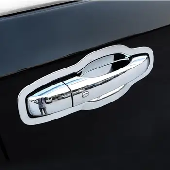Wotefusi ABS Chrome Dvere Strane Rukoväť Pohár Misy Kryt Výbava 2011-Dodge Journey [QPA358]